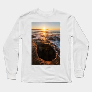 Sunrise over the rockpool Long Sleeve T-Shirt